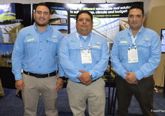 Arturo Gonzalez, Carlos Ruiz and Jesus Lopez with Cravo Equipment. 